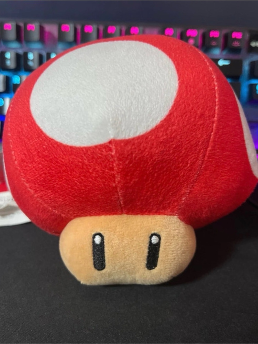 2021 Good Stuff Nintendo Super Mario Power up Mushroom Head Plush 5" NWT